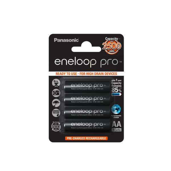 Аккумулятор Panasonic Eneloop Pro AA 2500 mAh 4BP